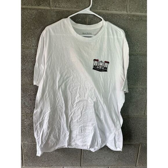 Diesel Outlaw Association Crew Neck Short Sleeve Knit T-Shirt White Size 2XL - Picture 1 of 4